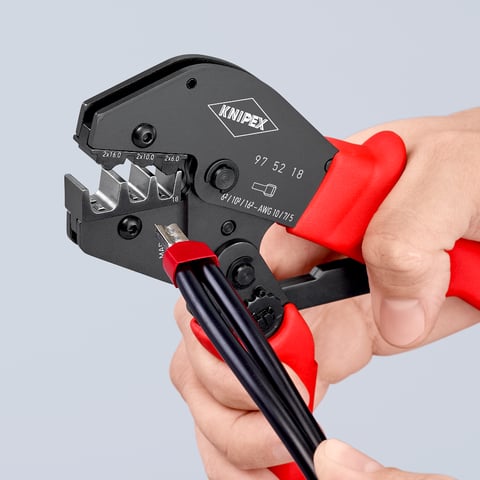 Crimping Pliers For two-hand operation | KNIPEX