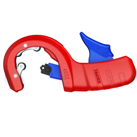 KNIPEX DP50 Tagliatubi per tubi di drenaggio in plastica a parete sottile | 90 23 01 BK