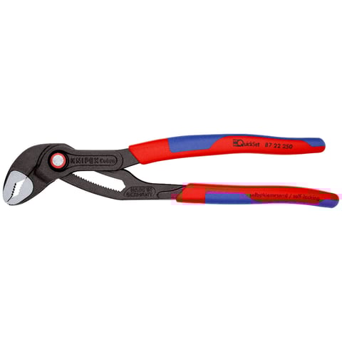 KNIPEX Cobra® QuickSet ハイテク・ウォーターポンププライヤー | KNIPEX