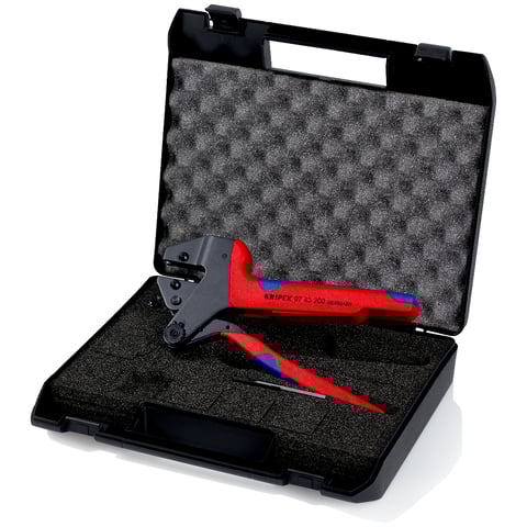 Crimp-Systemzange Für auswechselbare Crimpeinsätze | 97 43 200