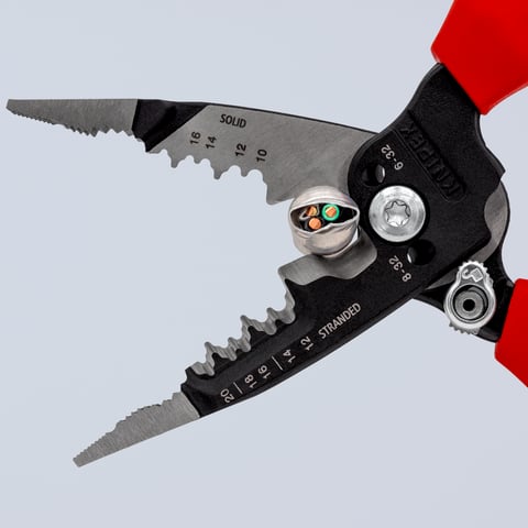 KNIPEX WireStripper Multifunktions-Elektrikerzangen Amerikanisches Modell | 13 72 8