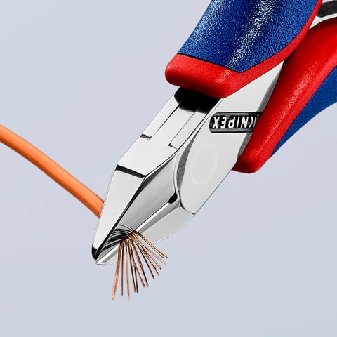 ヘアゴム No.77 Electronics Diagonal Cutters-Carbide Metal Cutting Edges | KNIPEX