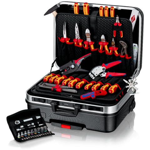 Tool case “BIG Basic Move” ElectricPlus 71 parts | KNIPEX