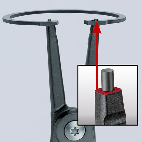 Precision Circlip Pliers For external circlips on shafts | KNIPEX