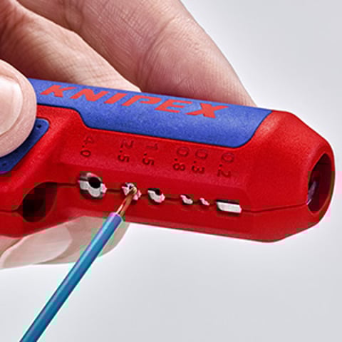 KNIPEX ErgoStrip® Universal-Abmantelungswerkzeug Für Linkshänder | 16 95 02 SB