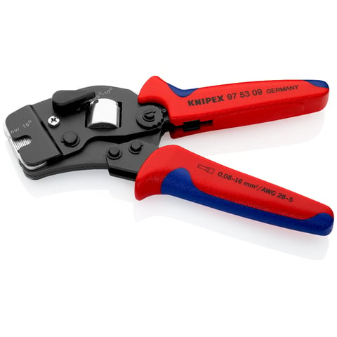 エンドスリーブ用自動調整圧着プライヤー 前面から挿入可能 | KNIPEX