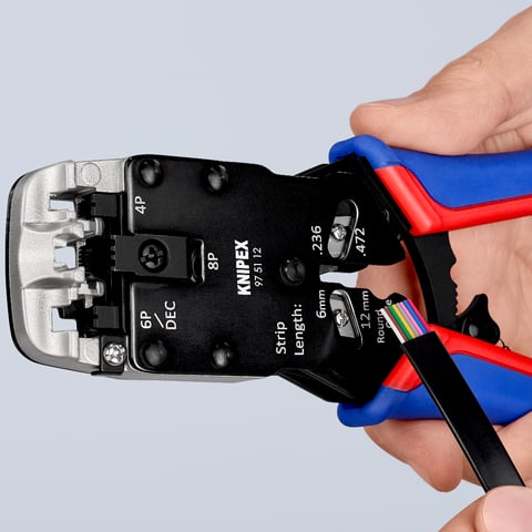 Crimping Pliers for Western plugs | KNIPEX