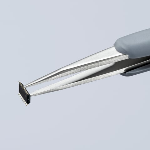 Präzisionspinzette mit gummiertem Griff ESD | 92 21 10 ESD