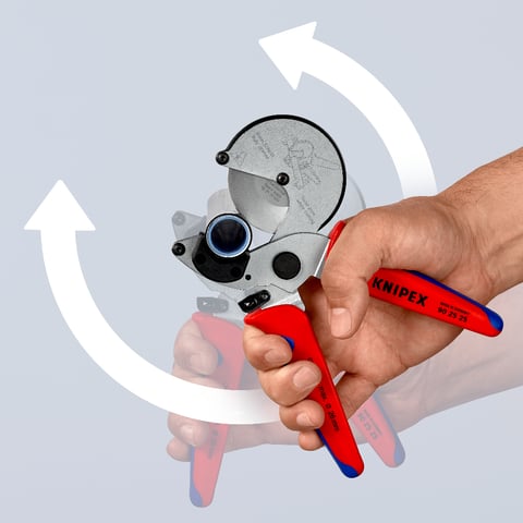 Pipe Cutter For composite and plastic pipes | KNIPEX