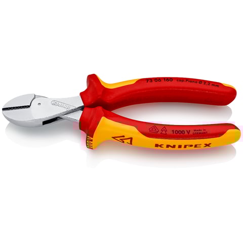 KNIPEX X-Cut® Kompakt-Seitenschneider Hochübersetzt | 73 06 160