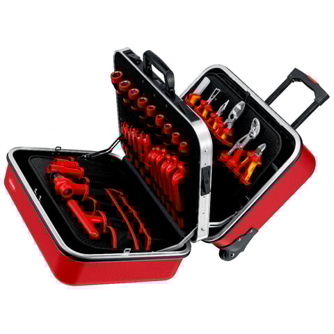 Caixa de ferramentas "BIG Twin Move RED" Competência Elétrica 42-teilig | 98 99 15