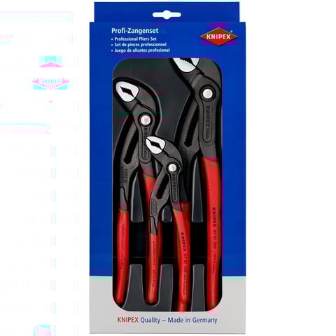 KNIPEX Cobra® Set 1 x 87 01 180, 1 x 87 01 250, 1 x 87 01 300 | 00 20 09 V02