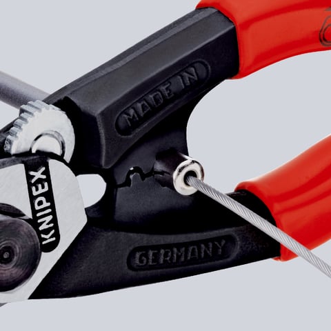 ワイヤーロープカッター（ハサミ式） 鍛造品 | KNIPEX