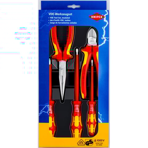 KNIPEX絶縁工具 絶縁工具セット 5パーツ | KNIPEX