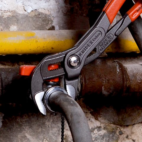 KNIPEX Cobra® Pinza regolabile di nuova generazione per tubi e dadi | 87 01 300