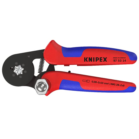 エンドスリーブ用自動調整圧着プライヤー サイドから挿入可能 | KNIPEX