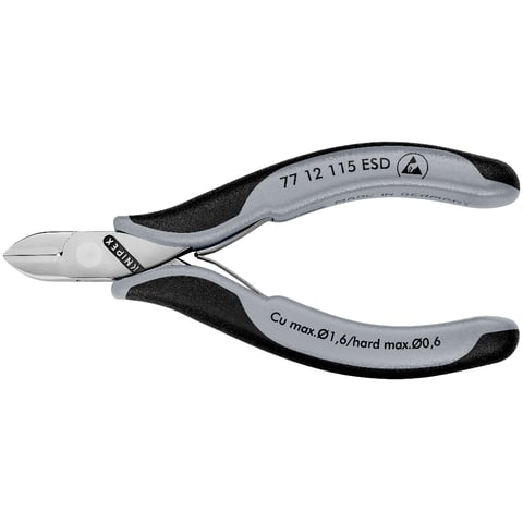 Electronics Diagonal Cutters ESD With box joint | 77 12 115 ESD