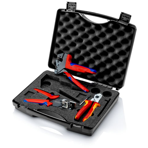 Werkzeugkoffer für Photovoltaik 1 x 12 12 12, 1 x 95 16 165, 1 x 97 43 200 A | 97 91 03