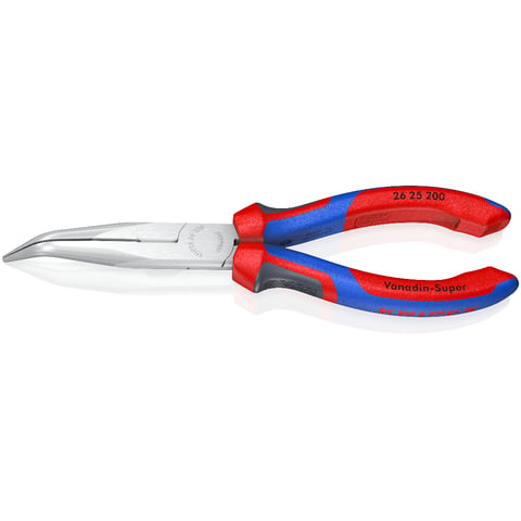 Knipex Pinza Meccanica Con Becchi Mezzotondi E Tronchese – 200 Mm, VDE, Isolata, Con Aggancio Anticaduta E Punte Precise
