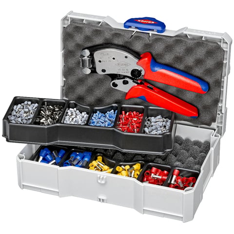 Crimp-Sortiment Für Aderendhülsen mit Kunststoffkragen 1 x 97 90 00, 1 x 97 53 18, 9 x Aderendhülsen Sets | 97 90 13