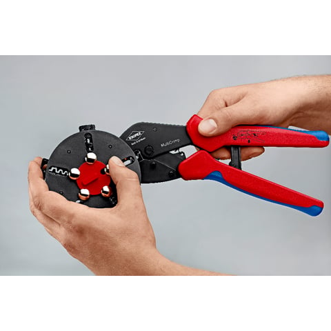 KNIPEX MultiCrimp® Crimpzange mit Wechselmagazin | KNIPEX