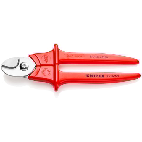 Cable Shears Handles extrusion plastic-coated | KNIPEX