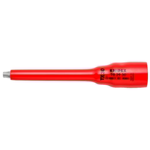 【再出品】ソケットレンチ6角　13点 ボックスレンチソケット（二重六角） TX25用 | KNIPEX