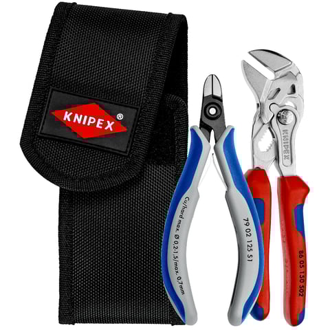 ケーブルタイのカッティングセット ベルトツールポーチ | KNIPEX