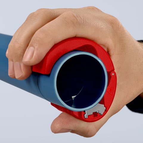 KNIPEX BiX® Schneider für Kunststoffrohre und Dichthülsen | 90 22 10 BK