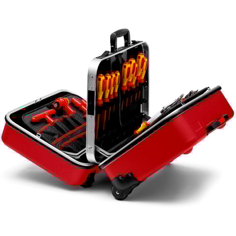Caixa de ferramentas "BIG Twin Move RED" Competência Elétrica 42-teilig | 98 99 15
