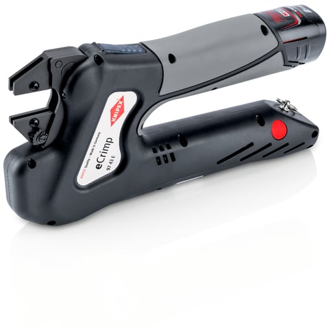 KNIPEX eCrimp Elektromechanische Crimp-Systemzange Für auswechselbare Crimpeinsätze | 97 43 E