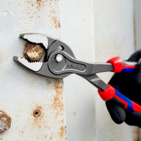 KNIPEX TwinGrip® Alicate de agarre frontal e lateral | 82 02 250