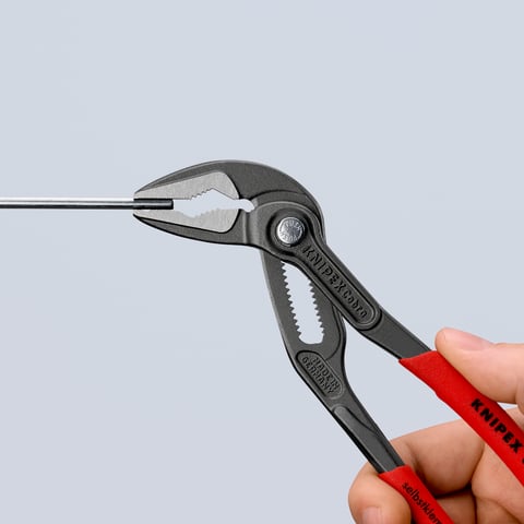 KNIPEX Cobra® ES Szczypce nastawne do rur z wydłużoną szczęką | 87 51 180