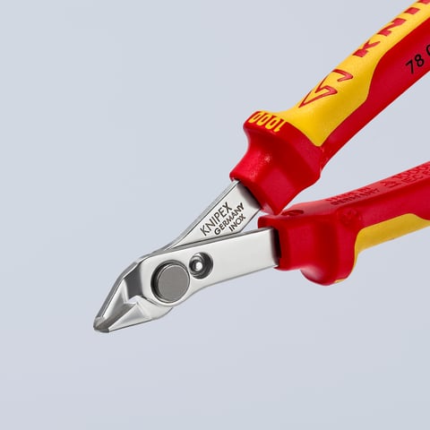 Tronchese Knipex Electronic Super Knips 125mm - Per Elettronica Di Precisione, Acciaio Inox - Foto 7