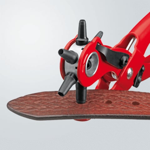 Pince Emporte-pièces Revolver KNIPEX 90 70 220 SB - 6 Buses De 2 à 5 Mm - Pour Cuir, Tissu, Plastique