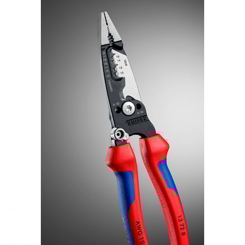 KNIPEX WireStripper Multifunktions-Elektrikerzangen Amerikanisches Modell | 13 72 8