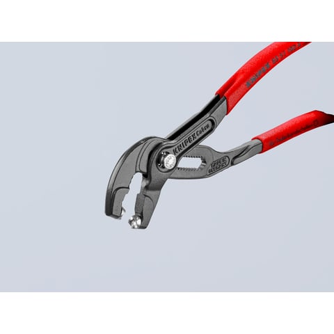 すてっぷ Szczypce do opasek zaciskowych z taśmy sprężynowej | KNIPEX
