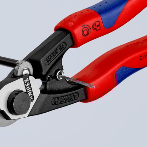 ワイヤーロープカッター（ハサミ式） 鍛造品 | KNIPEX