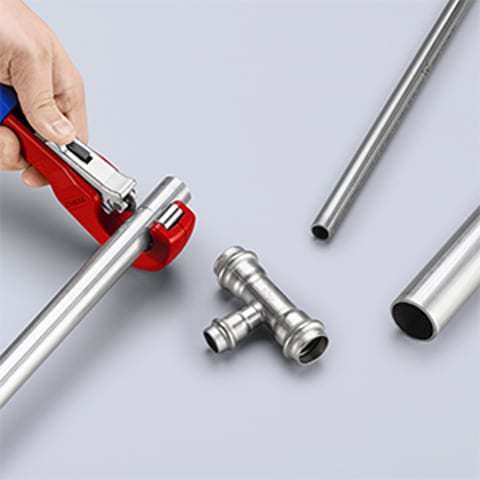 KNIPEX TubiX® Rohrabschneider | 90 31 02 BK