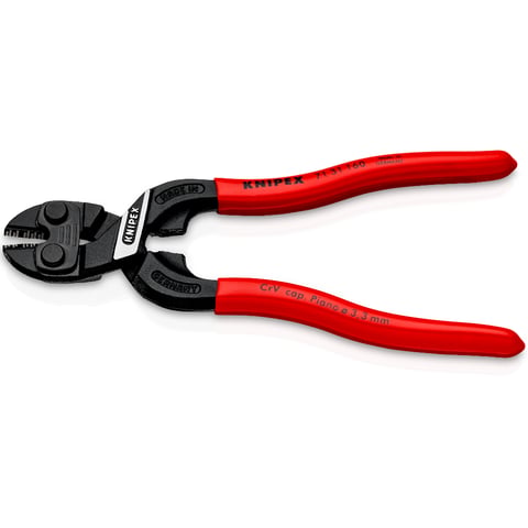 KNIPEX CoBolt® S Kompakt-Bolzenschneider Mit Schneidaussparung | 71 31 160