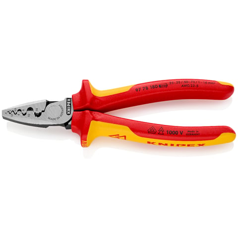 Crimping Pliers for wire ferrules | KNIPEX