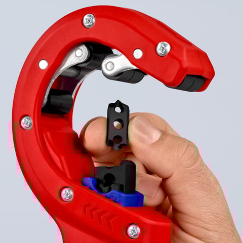 KNIPEX DP50 Tagliatubi per tubi di drenaggio in plastica a parete sottile | 90 23 01 BK