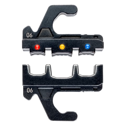 Die set For non-insulated cable connectors | KNIPEX