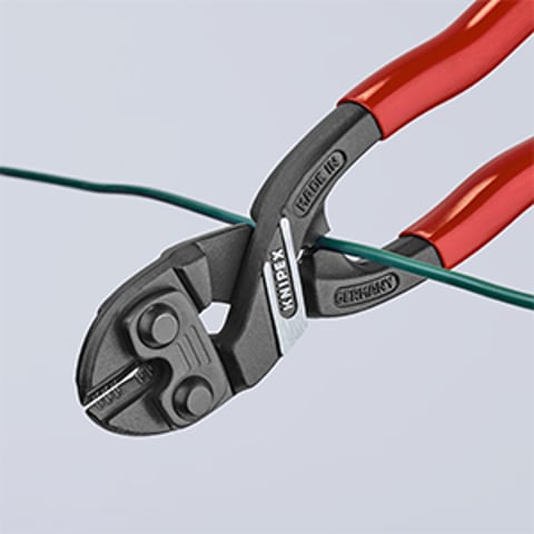 KNIPEX CoBolt® S Kompakt-Bolzenschneider Mit Schneidaussparung | 71 31 160