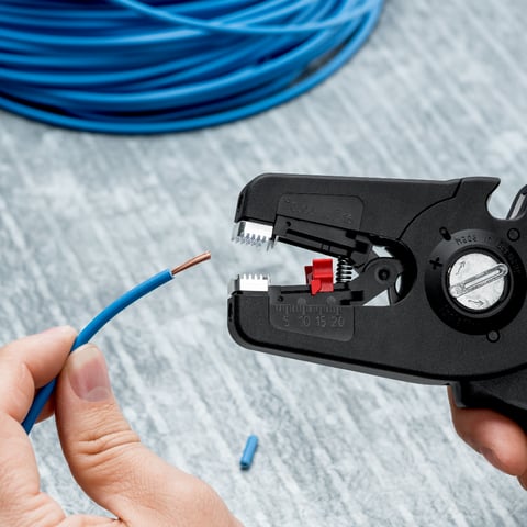 KNIPEX PreciStrip16® Automatische Abisolierzange | 12 52 195