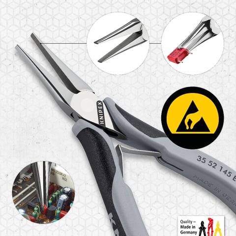 Electronics Pliers ESD With box joint | 35 52 145 ESD