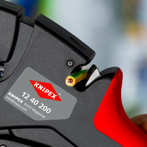 KNIPEX EvoStrip Selbsteinstellende Abisolierzange | 12 40 200