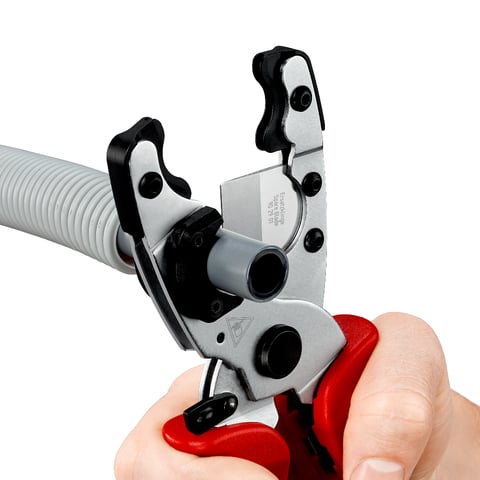 Pipe Cutter For composite pipes and protective tubes | KNIPEX