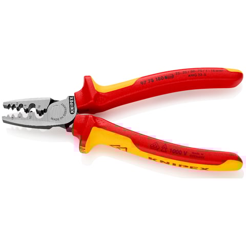 Crimping Pliers for wire ferrules | KNIPEX